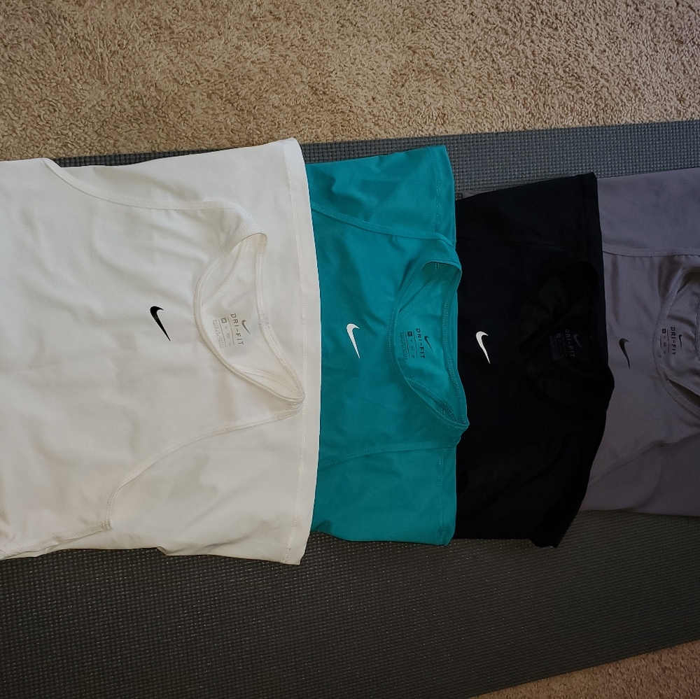 Nike dri fit workout shirts